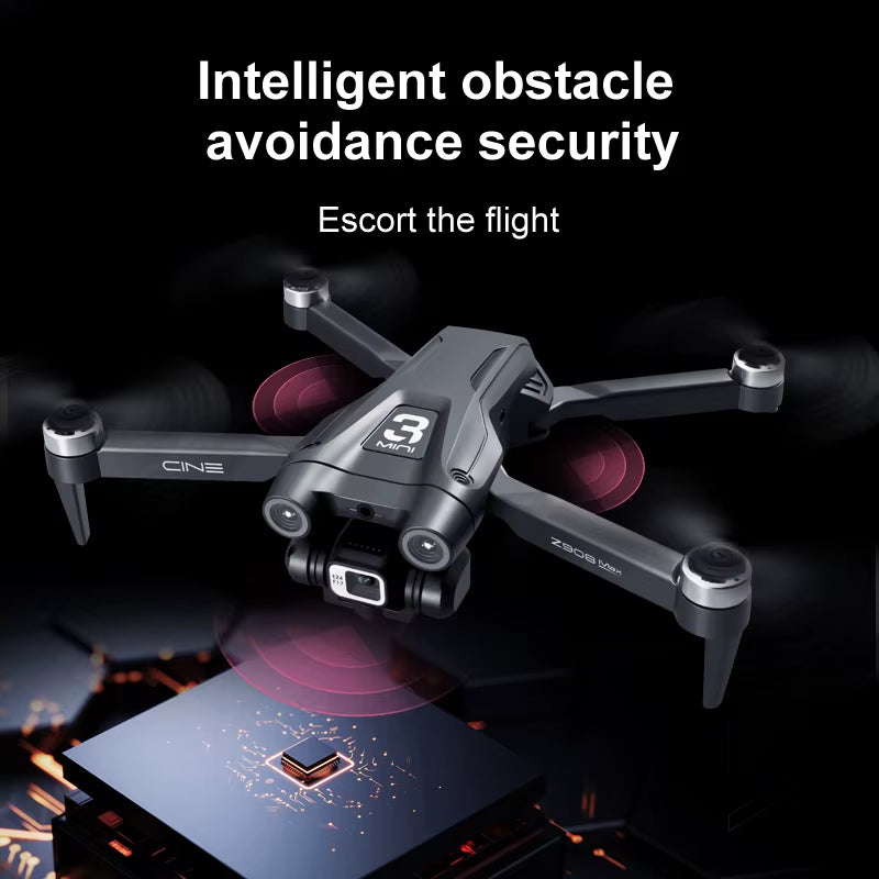 MINI Z908Pro Max 4K FPV Drone - Professional Brushless Quadcopter with Obstacle Avoidance & Folding Design